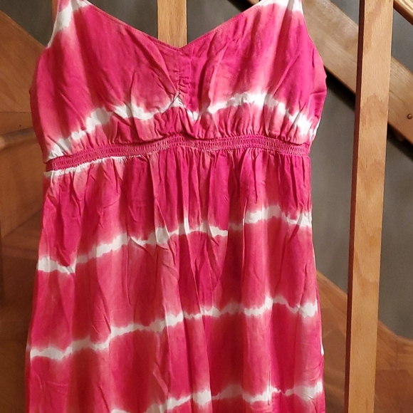 PINK LONG SUMMER DRESS - Picture 2 of 6